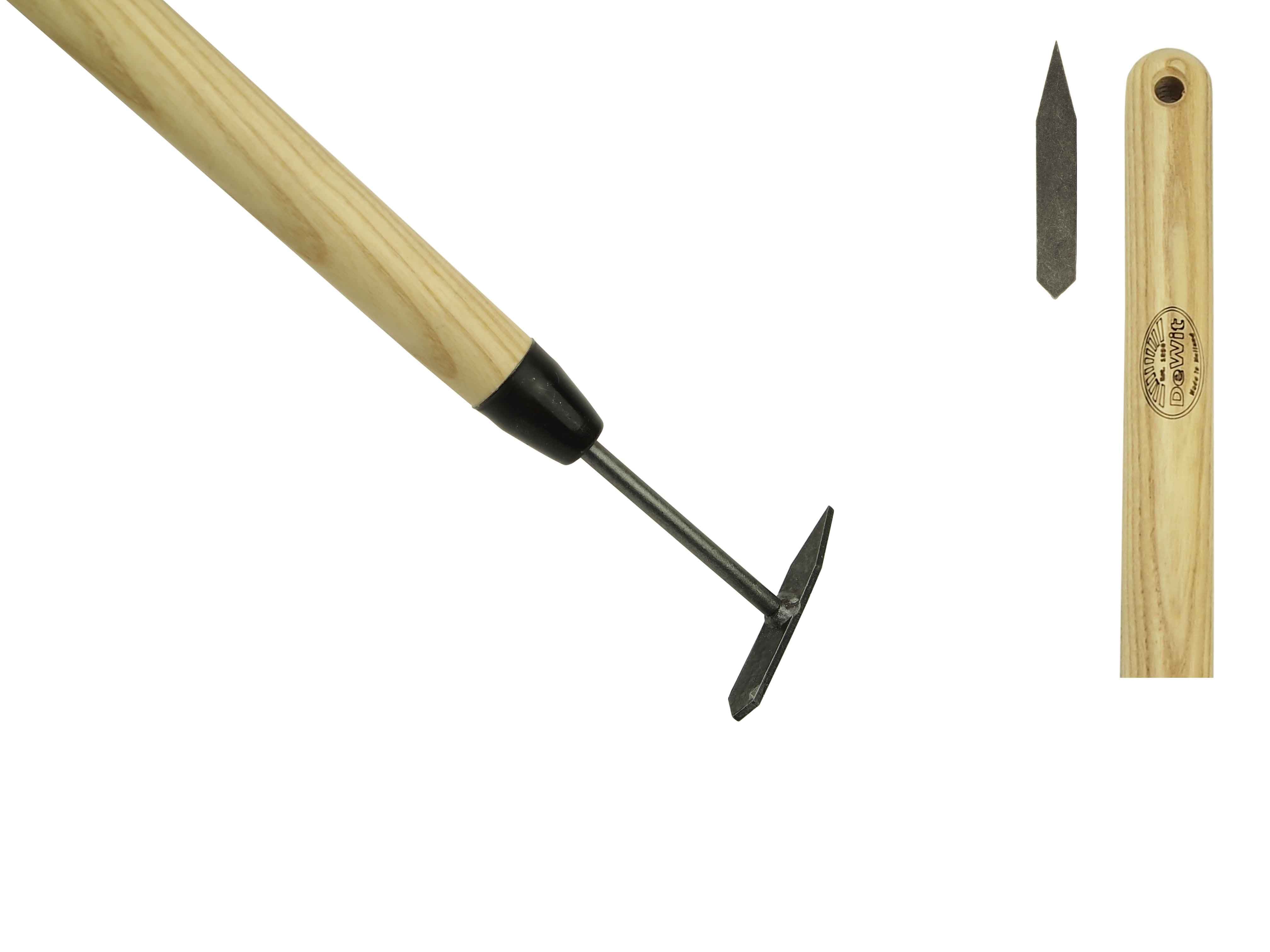 V-groove & patio cleaner with 140cm handle